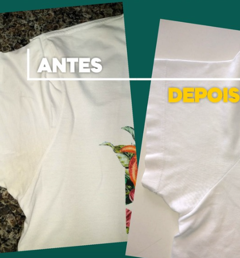 Remoção de Manchas em Roupas Brancas